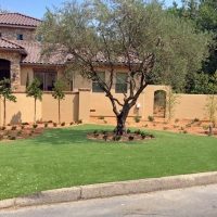 Artificial Grass Carpet Dos Palos Y, California Backyard Playground, Front Yard Landscaping