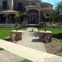 Artificial Grass Merced, California Paver Patio, Front Yard Ideas