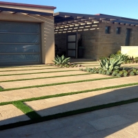 Artificial Lawn Los Banos, California Landscape Design, Front Yard Landscaping