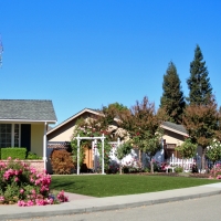 Artificial Turf Installation Tuttle, California Lawn And Landscape, Front Yard Design