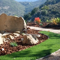 Fake Lawn Los Banos, California Landscape Rock, Front Yard Ideas