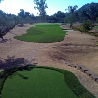 Faux Grass Los Banos, California Office Putting Green, Backyard Landscaping