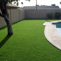 Green Lawn Gustine, California Landscape Rock, Kids Swimming Pools