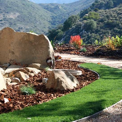 Fake Lawn Los Banos, California Landscape Rock, Front Yard Ideas