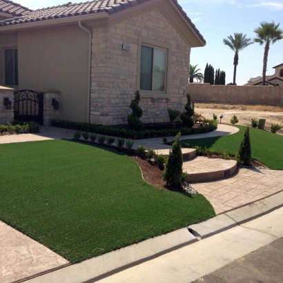 Fake Lawn Planada, California Landscape Rock, Front Yard Landscaping