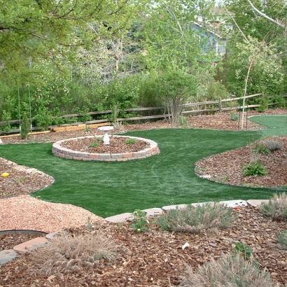 Faux Grass Bear Creek, California Paver Patio, Small Backyard Ideas