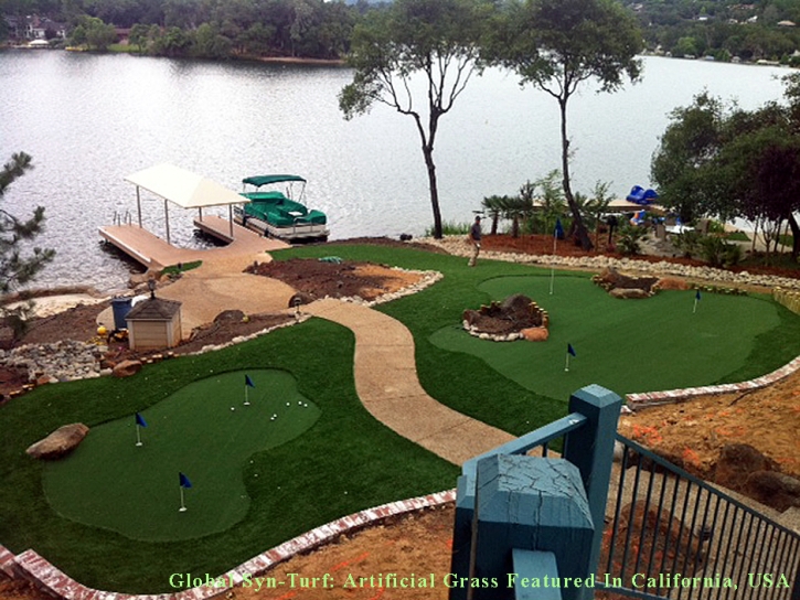 Artificial Grass Installation Le Grand, California Diy Putting Green, Backyard