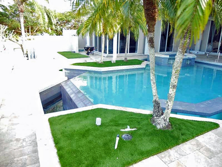 Artificial Turf Installation Bear Creek, California City Landscape, Backyard Pool