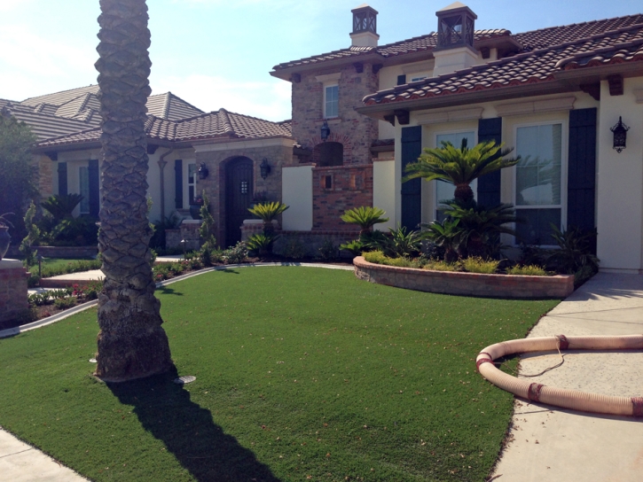 Artificial Turf Los Banos, California Landscape Design, Front Yard Ideas