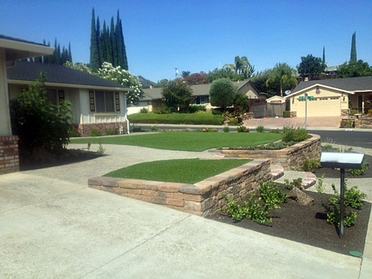 Fake Grass Carpet Merced, California Garden Ideas, Front Yard