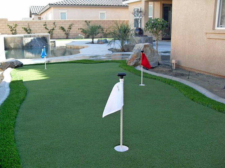 Fake Grass El Nido, California Best Indoor Putting Green, Backyard Designs