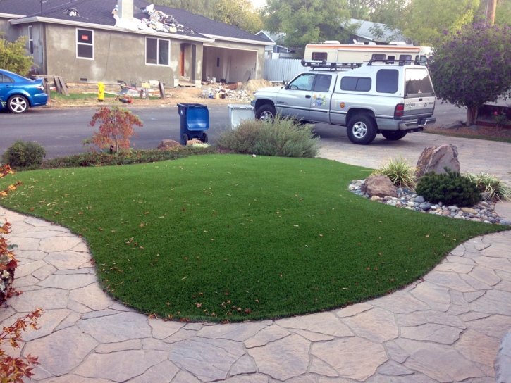 Installing Artificial Grass Gustine, California Landscape Rock, Front Yard Ideas