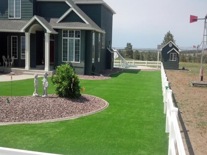 Plastic Grass Gustine, California Garden Ideas, Front Yard Landscape Ideas