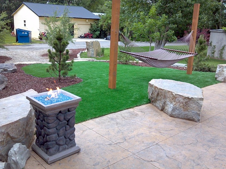 Synthetic Lawn Le Grand, California Paver Patio, Front Yard Landscape Ideas